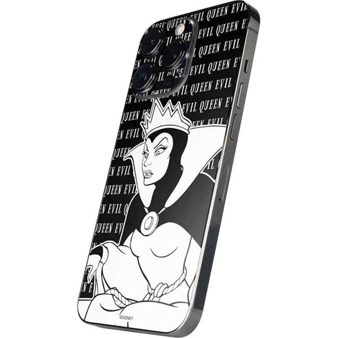 Disney Villains Evil Queen Black and White iPhone 16 Pro Skin