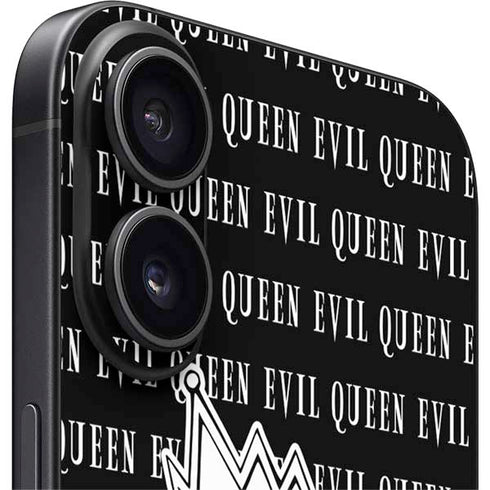 Disney Villains Evil Queen Black and White iPhone 16 Skin