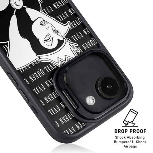 Disney Villains Evil Queen Black and White iPhone 16e Kickstand Case