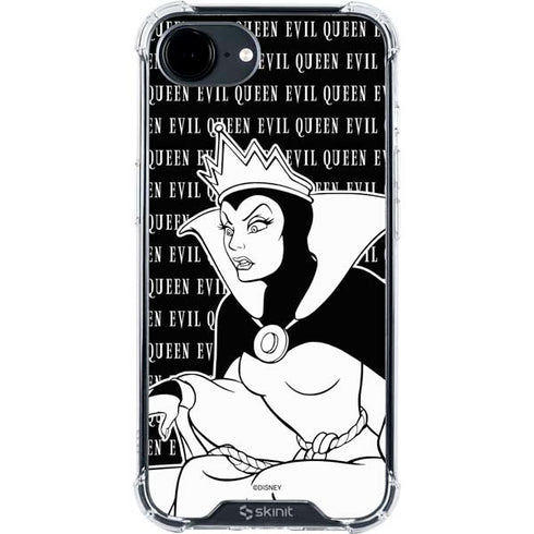 Disney Villains Evil Queen Black and White iPhone 16e Clear Case