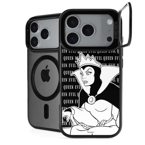 Disney Villains Evil Queen Black and White iPhone 18 Pro Kickstand Case