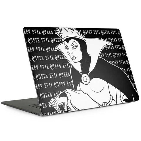 Disney Villains Evil Queen Black and White MacBook Skins