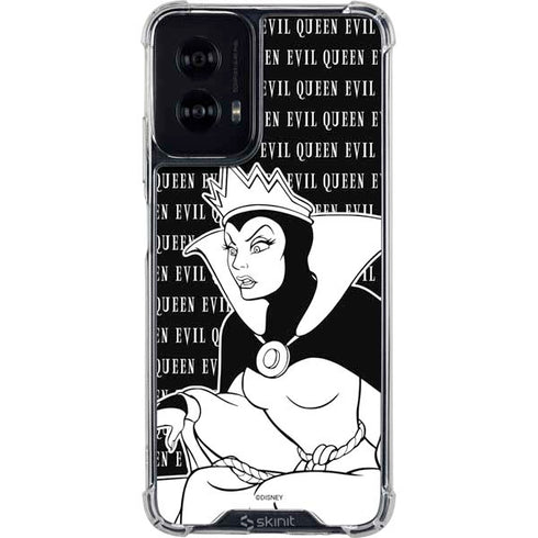 Disney Villains Evil Queen Black and White Moto G Power 5G (2024) Clear Case