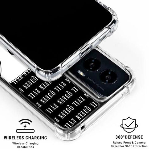 Disney Villains Evil Queen Black and White Moto G Power 5G (2024) Clear Case