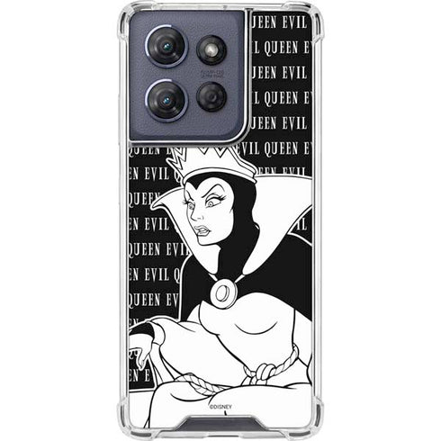 Disney Villains Evil Queen Black and White Moto G Power 5G (2025) Clear Case