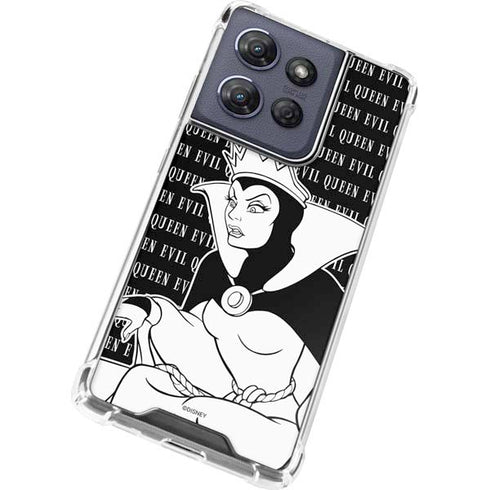 Disney Villains Evil Queen Black and White Moto G Power 5G (2025) Clear Case