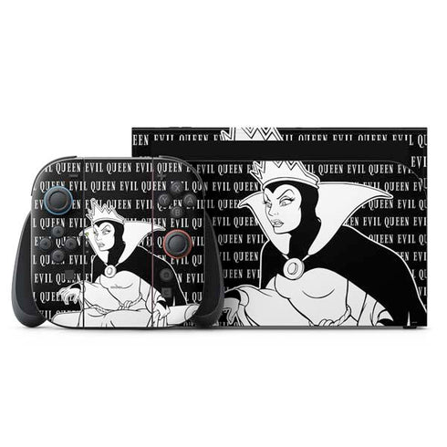 Disney Villains Evil Queen Black and White Nintendo Switch 2 (2025) with Joy-Con Skin