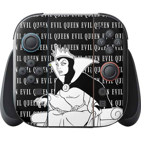 Disney Villains Evil Queen Black and White Nintendo Switch 2 (2025) with Joy-Con Skin