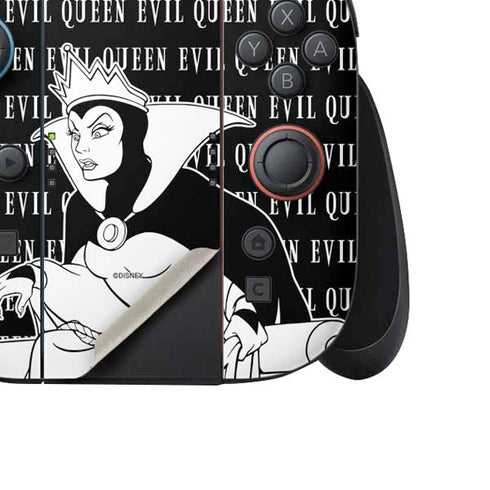 Disney Villains Evil Queen Black and White Nintendo Switch 2 (2025) Joy-Con Controller Skin