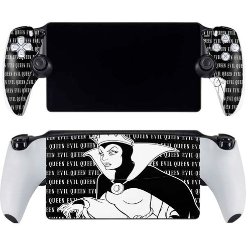Disney Villains Evil Queen Black and White PlayStation Portal Remote Player Skin