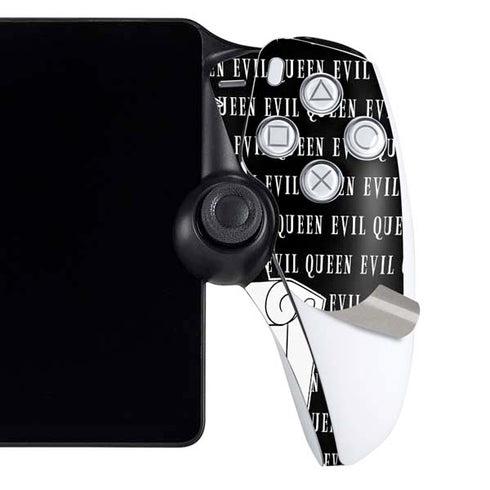Disney Villains Evil Queen Black and White PlayStation Portal Remote Player Skin