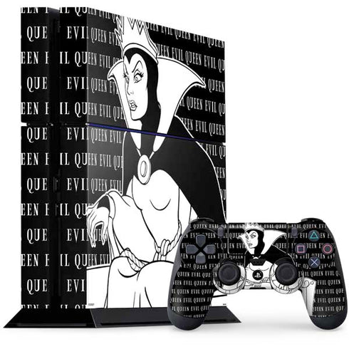 Disney Villains Evil Queen Black and White PlayStation PS4 Skins