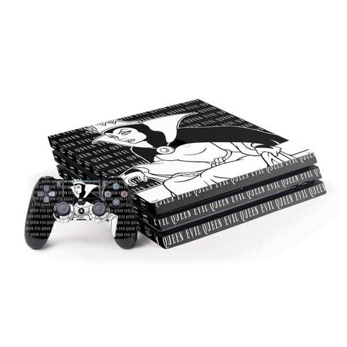 Disney Villains Evil Queen Black and White PlayStation PS4 Skins