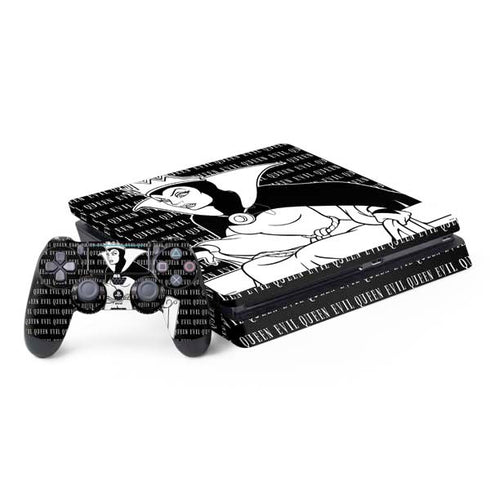 Disney Villains Evil Queen Black and White PlayStation PS4 Skins