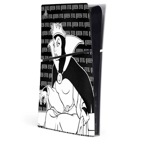 Disney Villains Evil Queen Black and White PS5 Slim Digital Edition Console Skin
