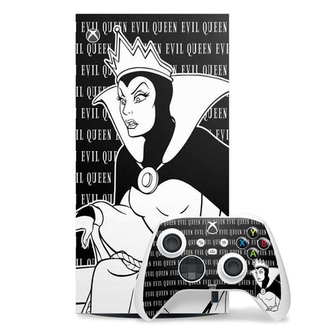 Disney Villains Evil Queen Black and White Xbox Series X Skins