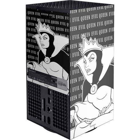 Disney Villains Evil Queen Black and White XBox Series X Digital Edition Console Skin