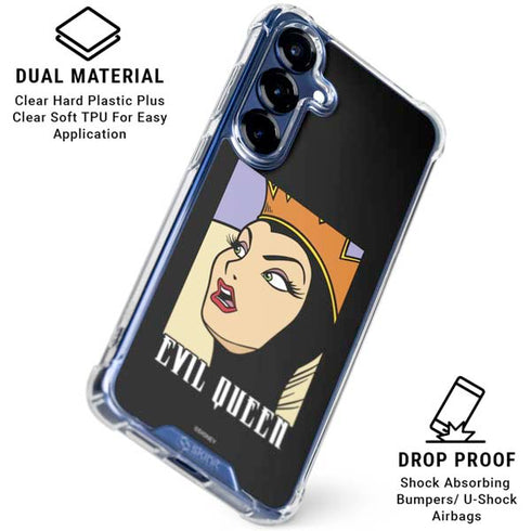 Disney Villains Evil Queen Galaxy S25 Clear Case