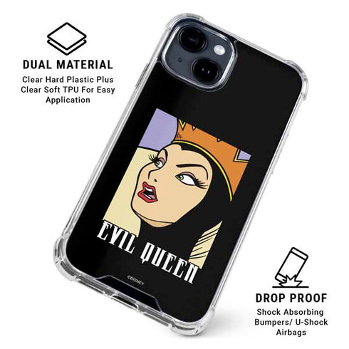 Disney Villains Evil Queen iPhone 15 Clear Case