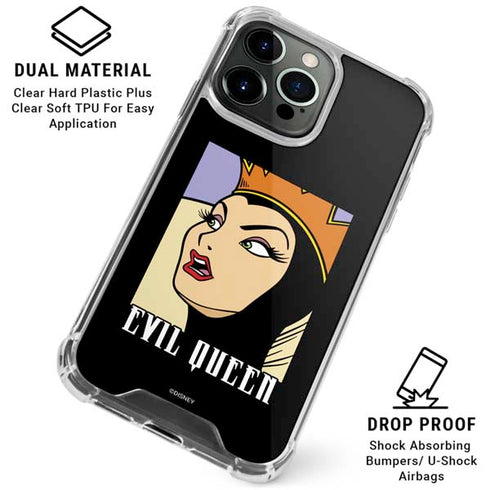 Disney Villains Evil Queen iPhone 16 Pro Max Clear Case
