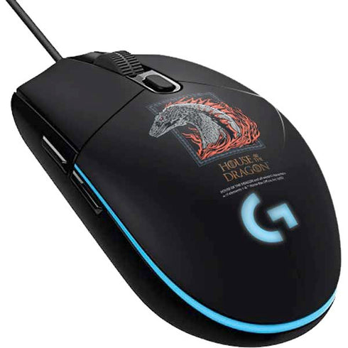 HBO House of the Dragon Eye of The Beholder G203 Prodigy RGB Wired Gaming Mouse Skin