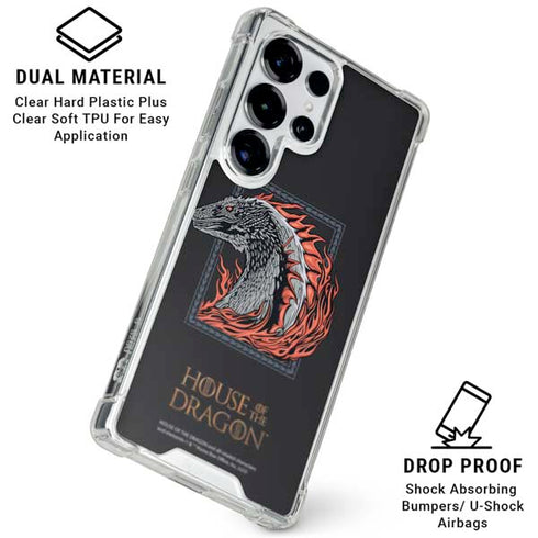 HBO House of the Dragon Eye of The Beholder Galaxy S25 Ultra Clear Case