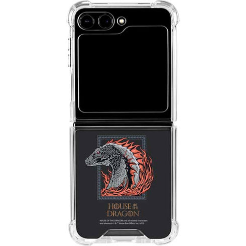 HBO House of the Dragon Eye of The Beholder Galaxy Z Flip6 Clear Case