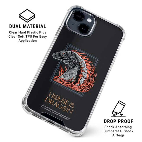 HBO House of the Dragon Eye of The Beholder iPhone 15 Clear Case