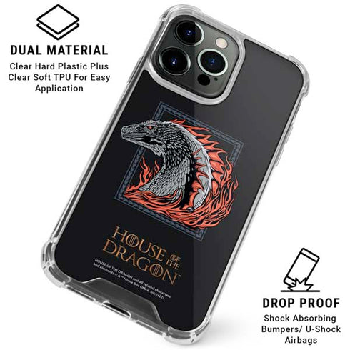HBO House of the Dragon Eye of The Beholder iPhone 16 Pro Max Clear Case