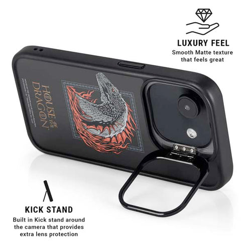 HBO House of the Dragon Eye of The Beholder iPhone 16e Kickstand Case