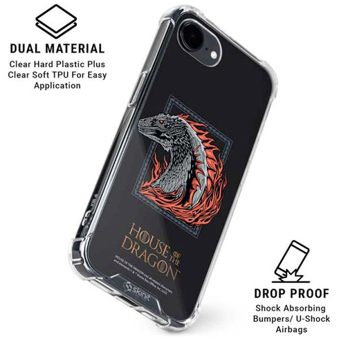 HBO House of the Dragon Eye of The Beholder iPhone 16e Clear Case