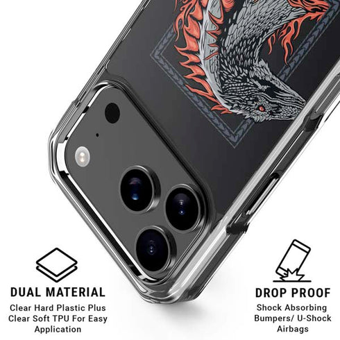 HBO House of the Dragon Eye of The Beholder iPhone 18 Pro Clear Case