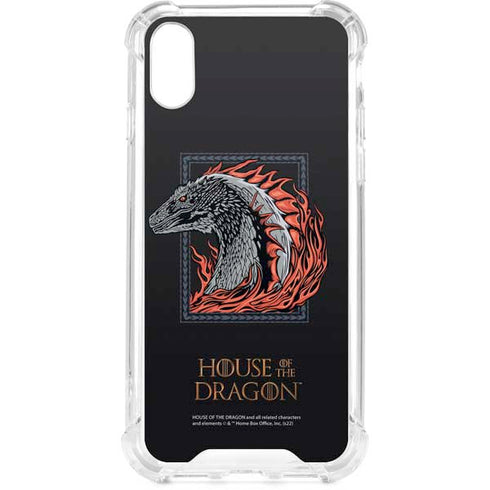 HBO House of the Dragon Eye of The Beholder iPhone XS Clear Case