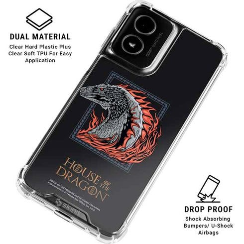 HBO House of the Dragon Eye of The Beholder Moto G Power 5G (2024) Clear Case