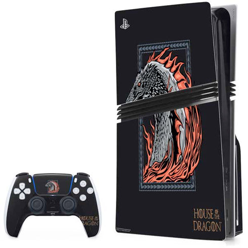 HBO House of the Dragon Eye of The Beholder PS5 Pro Disk Bundle Skin