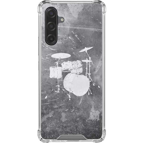Faded Drumset Galaxy A17 Clear Case