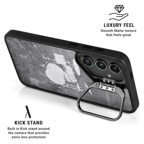 Faded Drumset Galaxy S24 FE Kickstand Case