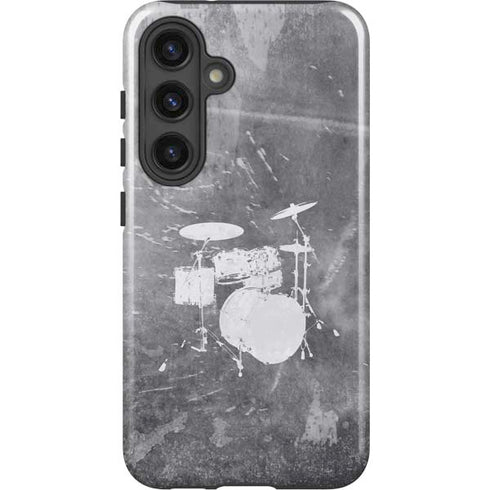 Faded Drumset Galaxy S25 Impact Case