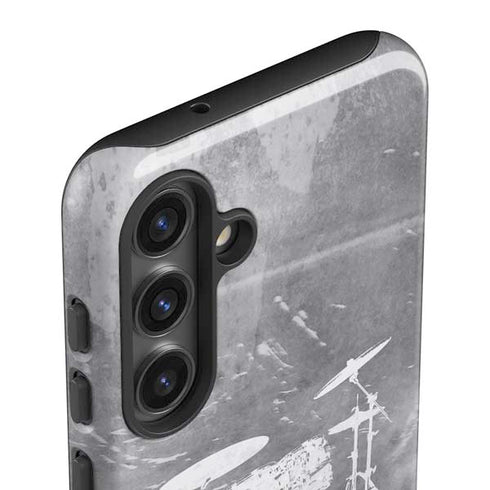 Faded Drumset Galaxy S25 Impact Case