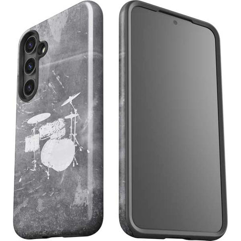 Faded Drumset Galaxy S25 Impact Case