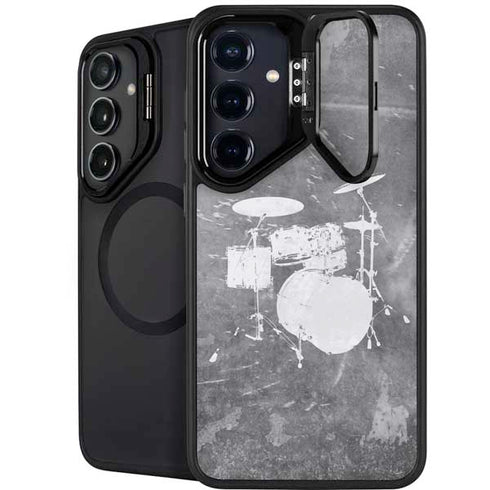 Faded Drumset Galaxy S25 Kickstand Case