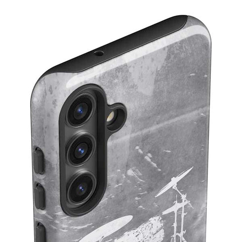 Faded Drumset Galaxy S25 Plus Impact Case