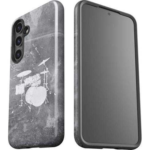 Faded Drumset Galaxy S25 Plus Impact Case