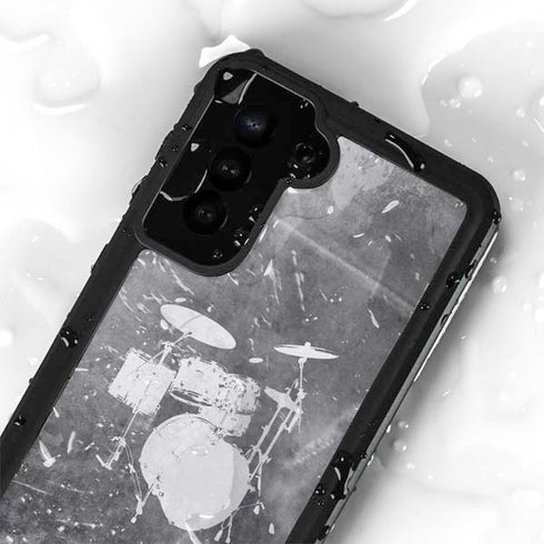 Faded Drumset Galaxy S24 Plus Waterproof Case