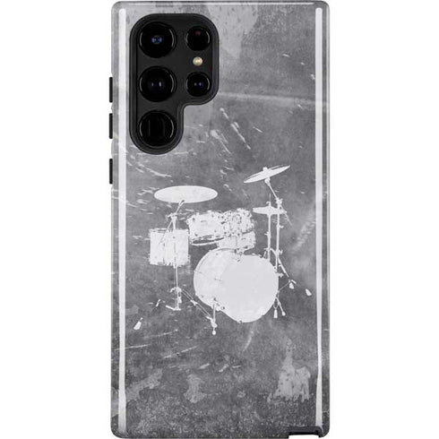 Faded Drumset Galaxy S25 Ultra Impact Case
