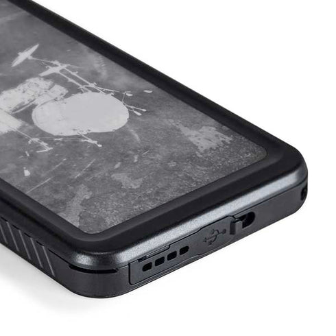 Faded Drumset Galaxy S24 Waterproof Case