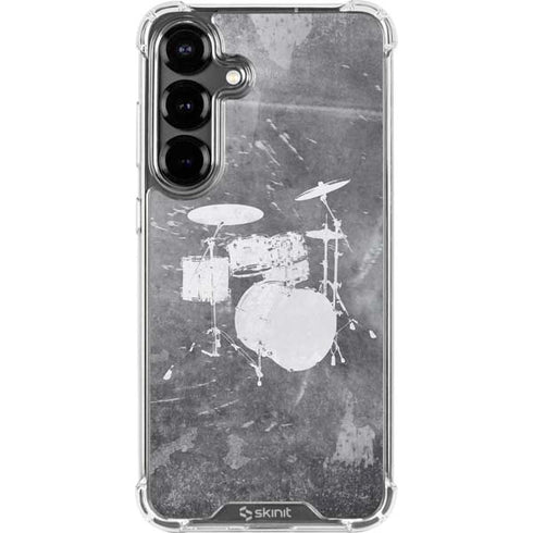 Faded Drumset Galaxy S26 Clear Case