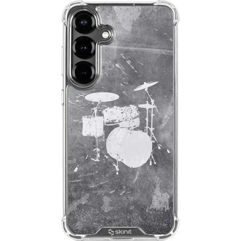 Faded Drumset Galaxy S26 Plus Clear Case