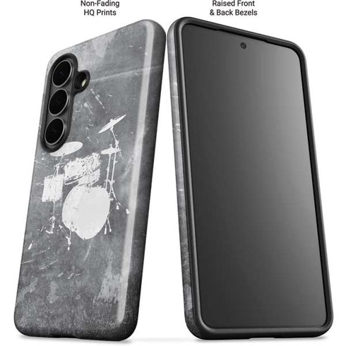 Faded Drumset Galaxy S26 Plus Impact Case