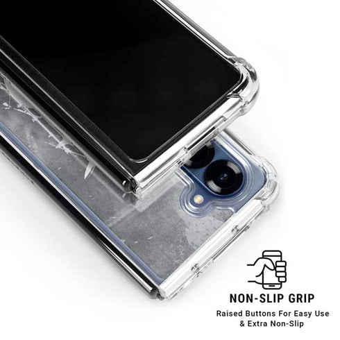 Faded Drumset Galaxy Z Fold6 Clear Case